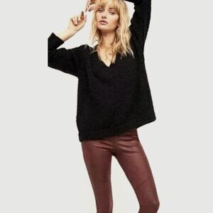 NWT Free People Faux Suede Leggings